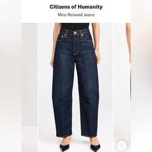 Citizens of Humanity Straight Leg Jeans - Deep Blue